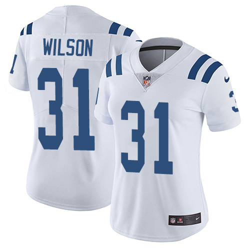 Indianapolis Colts #31 Limited Quincy Wilson White Nike NFL Road Women Vapor Untouchable jerseys
